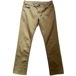 Banana Republic Men's Slim Fit Travel Jeans Stretch Denim Size 33x32 Brown Solid